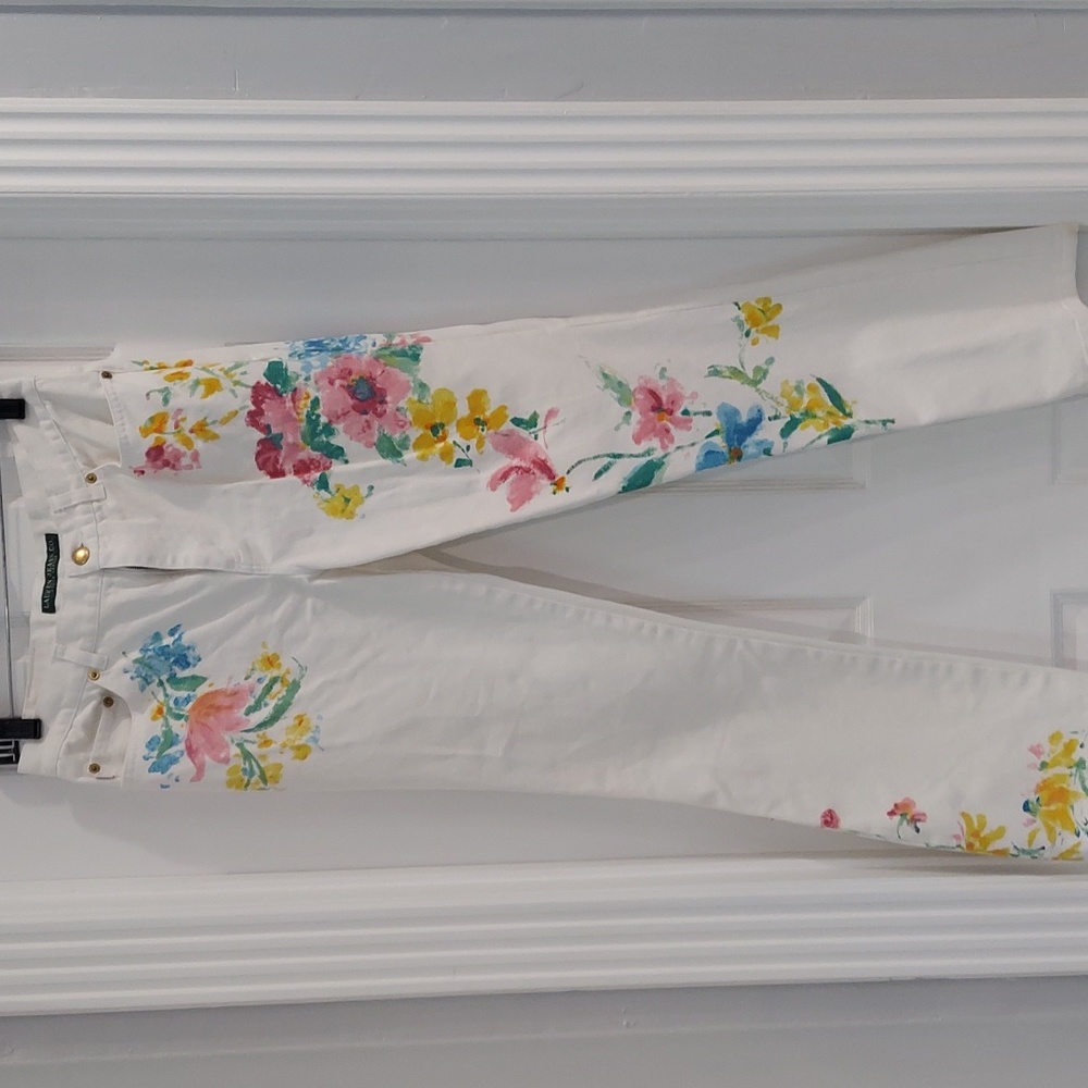 Vintage Floral Jeans